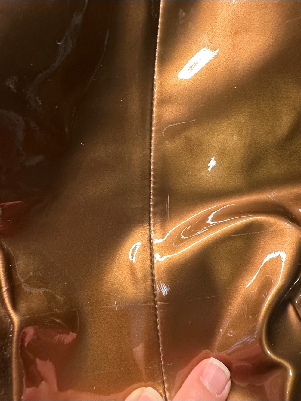 Coach Metallic Copper Hobo Bag - Picture 4 of 10